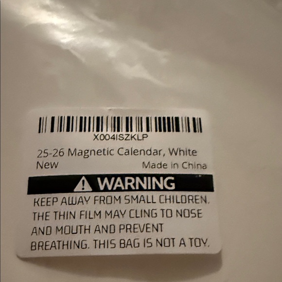 Monthly Desk Calendar - White - Picture 3 of 3